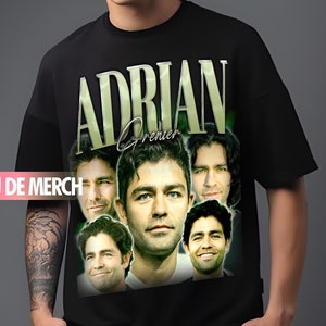 ADRIAN GRENIER TEES / Adrian Grenier Vintage Shirt / Adrian Grenier 90s Tshirt / Adrian Grenier Tribute Tee Merch / Adrian Grenier Retro Fan
