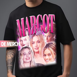 MARGOT ROBBIE TEES / Margot Robbie Vintage Shirt / Margot Robbie 90s Tshirt / Margot Robbie Merch / Margot Robbie Retro / Margot Robbie Fans