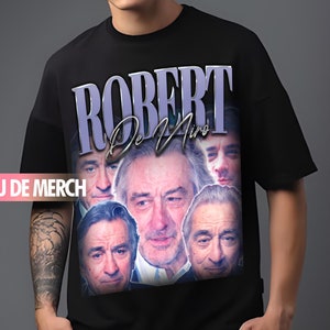ROBERT DE NIRO Tees / Robert De Niro Vintage Shirt / Robert De Niro 90s Tshirt / Robert De Niro Tribute Fan Merch / Robert De Niro Retro Tee