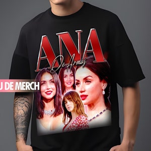 ANA DE ARMAS Tees / Ana De Armas Vintage Shirt / Ana De Armas 90s Tshirt / Ana De Armas Tribute Merch / Ana De Armas Fan / Ana De Armas Gift