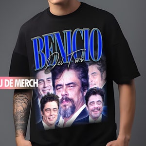 BENICIO DEL TORO Camisetas / Benicio Del Toro Camisa Vintage / Benicio Del Toro 90s Camiseta / Benicio Del Toro Tribute Merch / Benicio Del Toro Fan