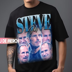 STEVE JOBS TEES / Steve Jobs Vintage Shirt / Steve Jobs 90s Tshirt / Steve Jobs Tribute Merch / Steve Jobs Retro Tee / Steve Jobs Fans Funny
