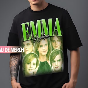 EMMA WATSON TEES / Emma Watson Vintage Shirt / Emma Watson 90s Tshirt / Emma Watson Tribute Merch / Emma Watson Retro Tee / Emma Watson Fans