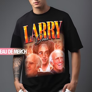 LARRY DAVID TEES / Larry David Vintage Shirt / Larry David 90s Tshirt / Larry David Retro Merch / Larry David Homage / Larry David Fans Gift
