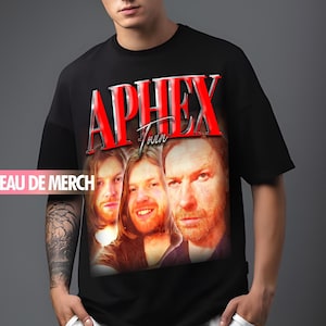 APHEX TWIN Retro T-shirt - Aphex Twin Bootleg Tees, Aphex APHEX TWIN Retro T-shirt - Aphex Twin Bootleg Tees, Aphex
