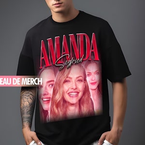 AMANDA SEYFRIED TEES / Amanda Seyfried Vintage Shirt / Amanda Seyfried 90s Tshirt / Amanda Seyfried Retro Merch / Amanda Seyfried Funny Fans