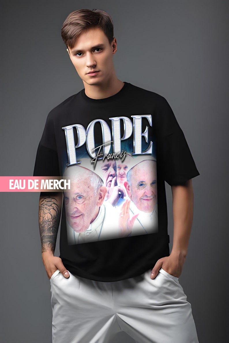 POPE FRANCIS TEES / Pope Francis Vintage Shirt / Pope Francis 90s ...