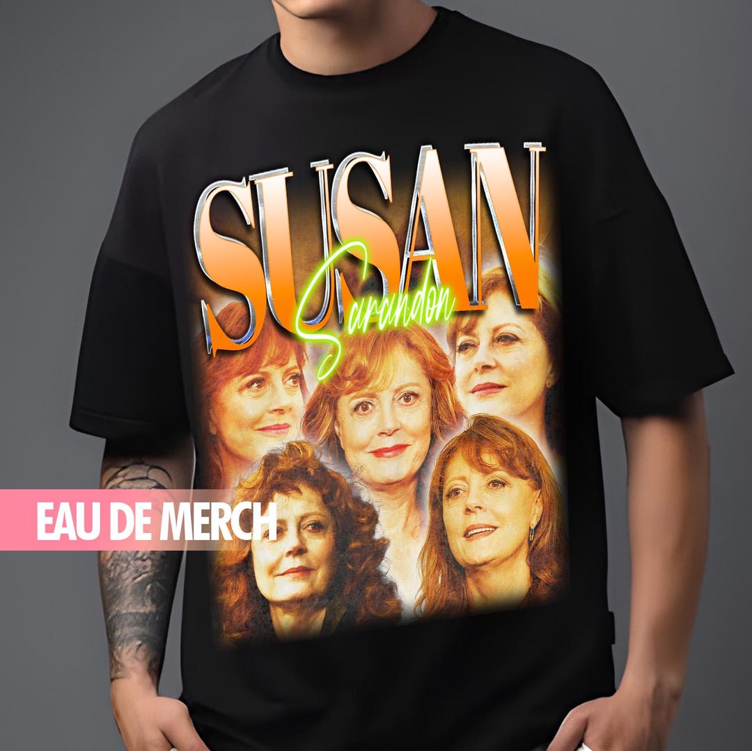 Susan Roshan Merch SUSAN SARANDON TEES / Susan Sarandon Vintage Shirt / Susan Sarandon 90s ...