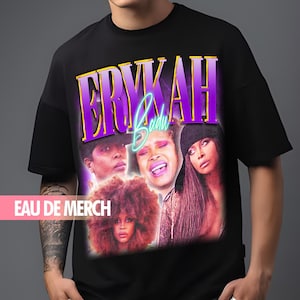 ERYKAH BADU TEES / Erykah Badu Vintage Shirt / Erykah Badu 90s Tshirt / Erykah Badu Tribute Merch / Erykah Badu Retro Fan / Erykah Badu Gift