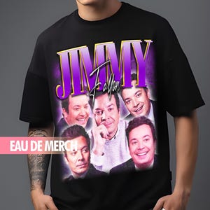 JIMMY FALLON TEES / Jimmy Fallon Vintage Shirt / Jimmy Fallon 90s Tshirt / Jimmy Fallon Tribute Merch / Jimmy Fallon Gift / Jimmy Fallon Fan