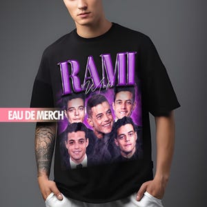 RAMI MALEK TEES / Rami Malek Vintage Shirt / Rami Malek 90s Tshirt / Rami Malek Tribute Merch / Rami Malek Homage Tee / Rami Malek Fan Funny