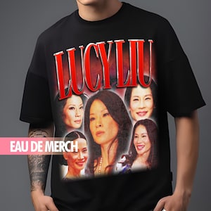 LUCY LIU TEES / Lucy Liu Vintage Shirt / Lucy Liu 90s Tshirt / Lucy Liu Tribute Merch / Lucy Liu Retro Fans Tee / Lucy Liu Gift Funny Homage