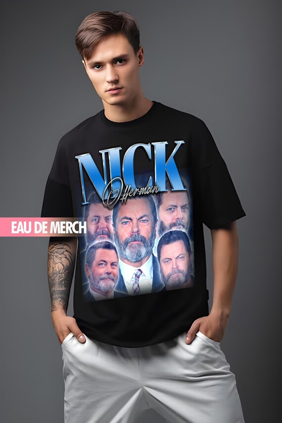 NICK OFFERMAN TEES / Nick Offerman Vintage Shirt / Nick Offerman 90s Tshirt  / Nick Offerman Merch / Nick Offerman Retro / Nick Offerman Fans - Etsy