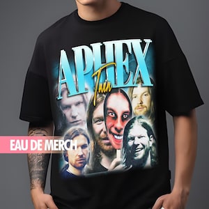 APHEX TWIN Retro T-shirt - Aphex Twin Bootleg Tees, Aphex APHEX TWIN Retro T-shirt - Aphex Twin Bootleg Tees, Aphex