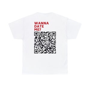 Chemise avec code QR Wanna Date Me image 1