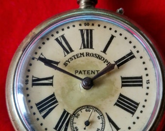 Orologio da tasca vintage Systeme Roskopf Patent