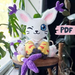 Holy Cat Monster - Crochet Pattern DIGITAL PDF - Amigurumi Tutorial