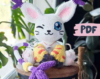 Holy Cat Monster - Crochet Pattern DIGITAL PDF - Amigurumi Tutorial