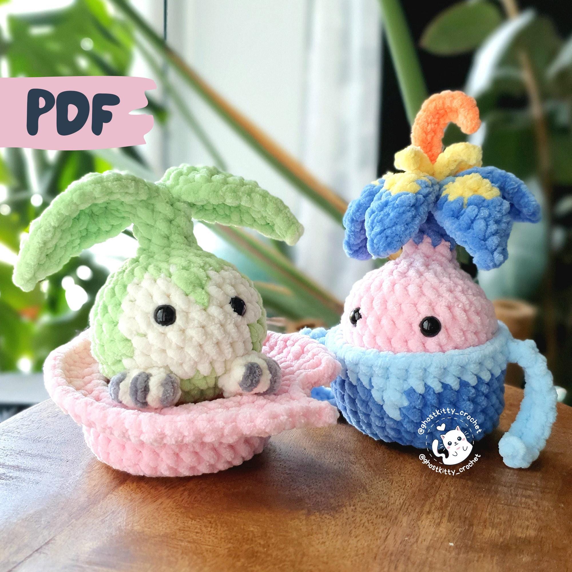 Baby Plant Monsters - Crochet Pattern DIGITAL PDF - Amigurumi Tutorial