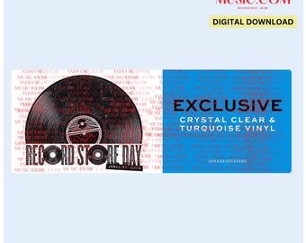 Adesivo sostitutivo per disco in vinile Taylor LP Hype Dupe in formato digitale SVG RSd Record Store Day (opzione 4)