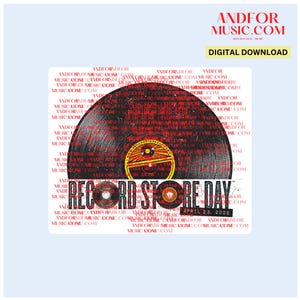 Taylor Vinyl Record LP CD Hype Sticker Dupe vervangende digitale SVG RSd Record Store Day (optie 20)