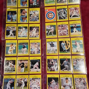 Lot de 1 cartes de baseball, collection