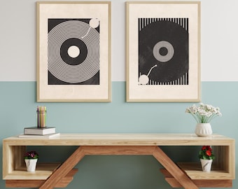 Vinyl Record Print, Vintage Music Wall Art, Vintage Record Wall Decor,Music Poster Print, Music Lovers, Printable Wall Art, Digital Download