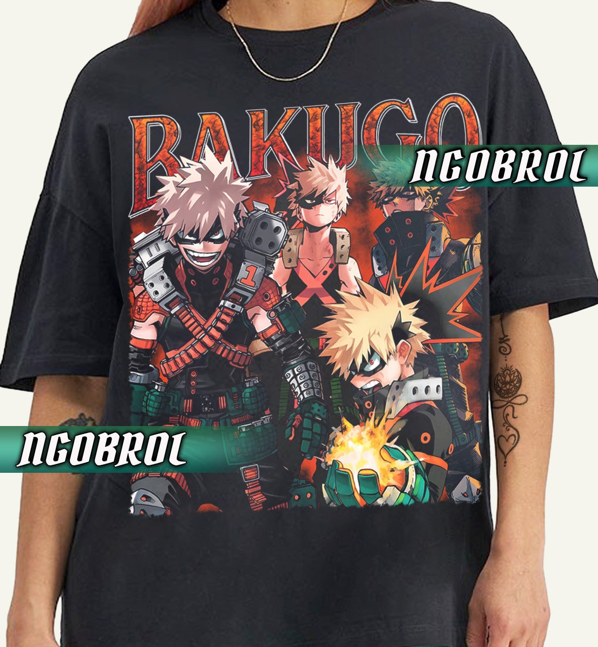Bakugou T Shirt - Etsy Canada