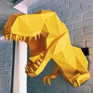 Dinosaur Papercraft 3D DIY Digital Files for Papercraft. Printable PDF Template. 3d model Dinosaur DIY decor