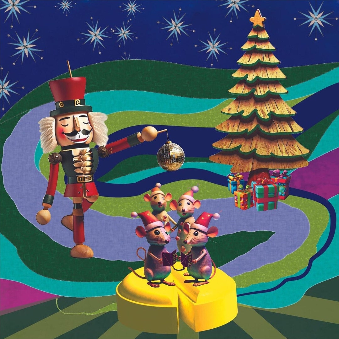 Nutcracker Mice Party Pack of 10 Greeting Cards standard Envelopes Etsy