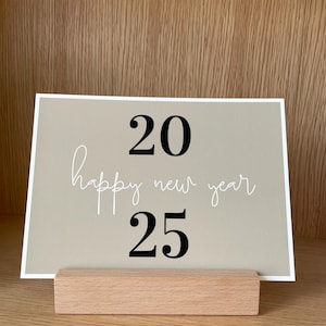 Tischkalender 2025 Geburtstagskalender, Terminkalender, Postkartenkalender, Geschenk zu Weihnachten und Neujahr / aquarellierte Motive