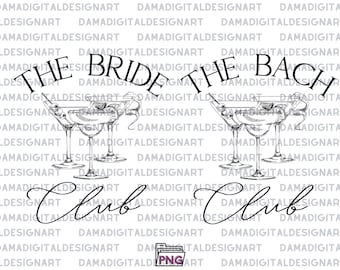 The Bach Club Bachelorette Svg, Bachelorette Party Svg, Custom Bachelorette Svg, Beach Bach Svg, Beach Bachelorette Svg, Bridal Party Svg
