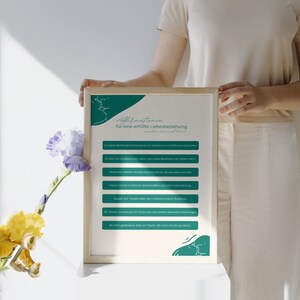Personalizzato: Affermazioni d'amore | Digitale | | Partner regalo | Affermazioni | Rapporto sano | Partenariato | verde smeraldo