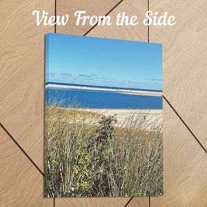 Cape Cod Beach Canvas Wall Art, Chatham Beach, Coastal Home Decor, Dune Grass, Gift for Cape Codder, Summer Home Decor, Beach House