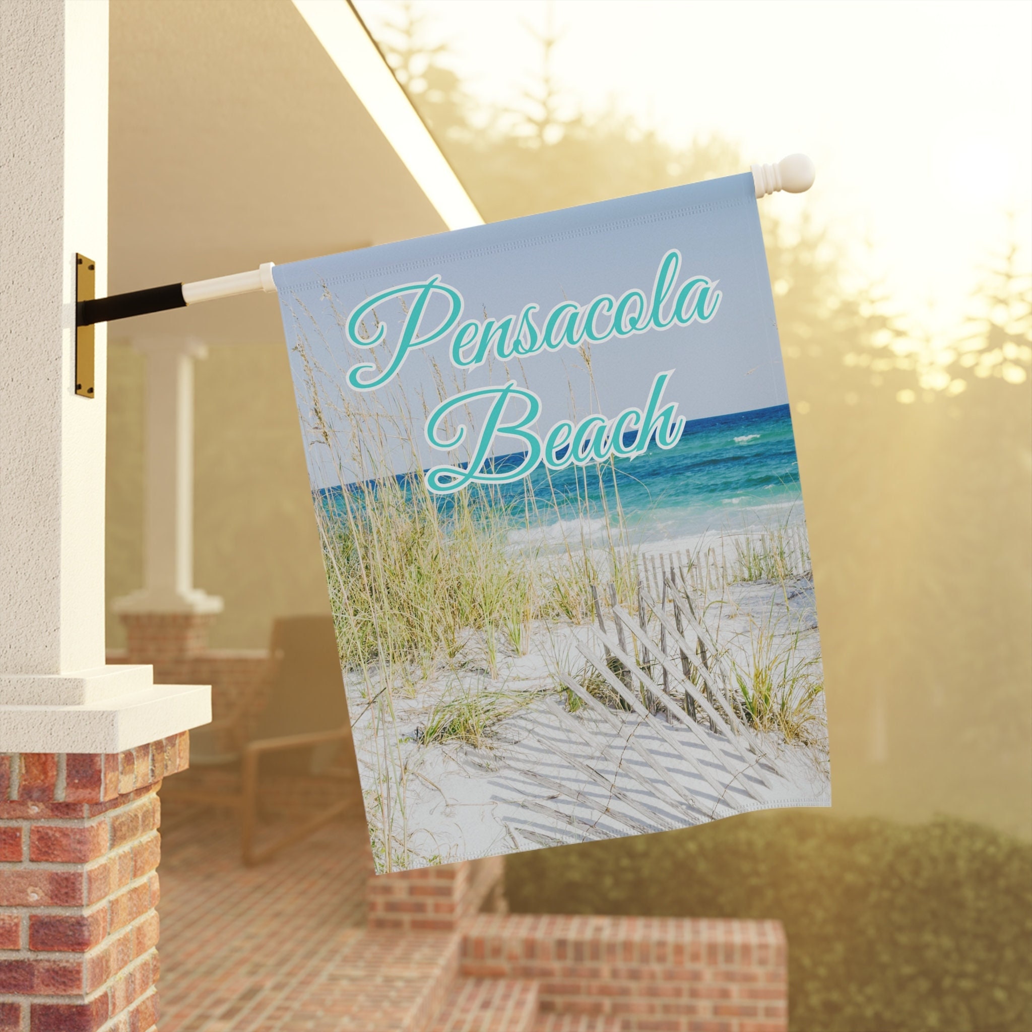 Pensacola Beach Full Size Flag for Home, Gulf of Mexico, Emerald Coast