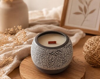 Bougie artisanale parfumée "LITCHI ÉPICÉ"