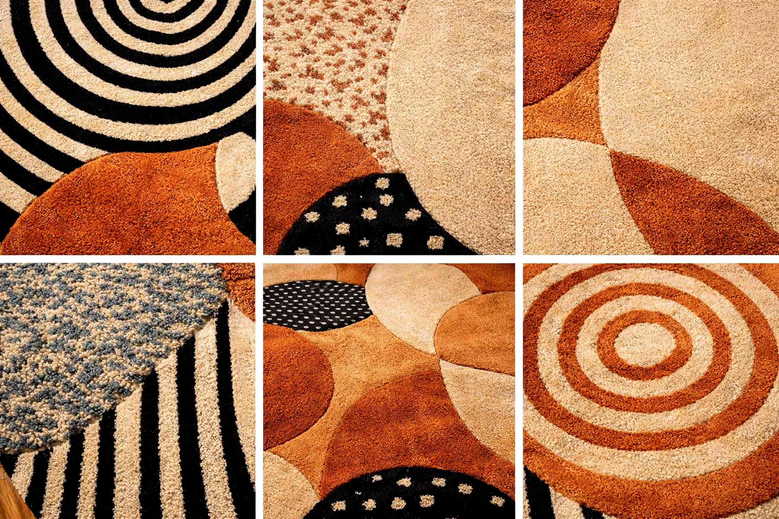 Carter Rugs Geometric Geometric Abstract Rug, Handcrafted Modern Carpet, Stylish Floor Rug ...