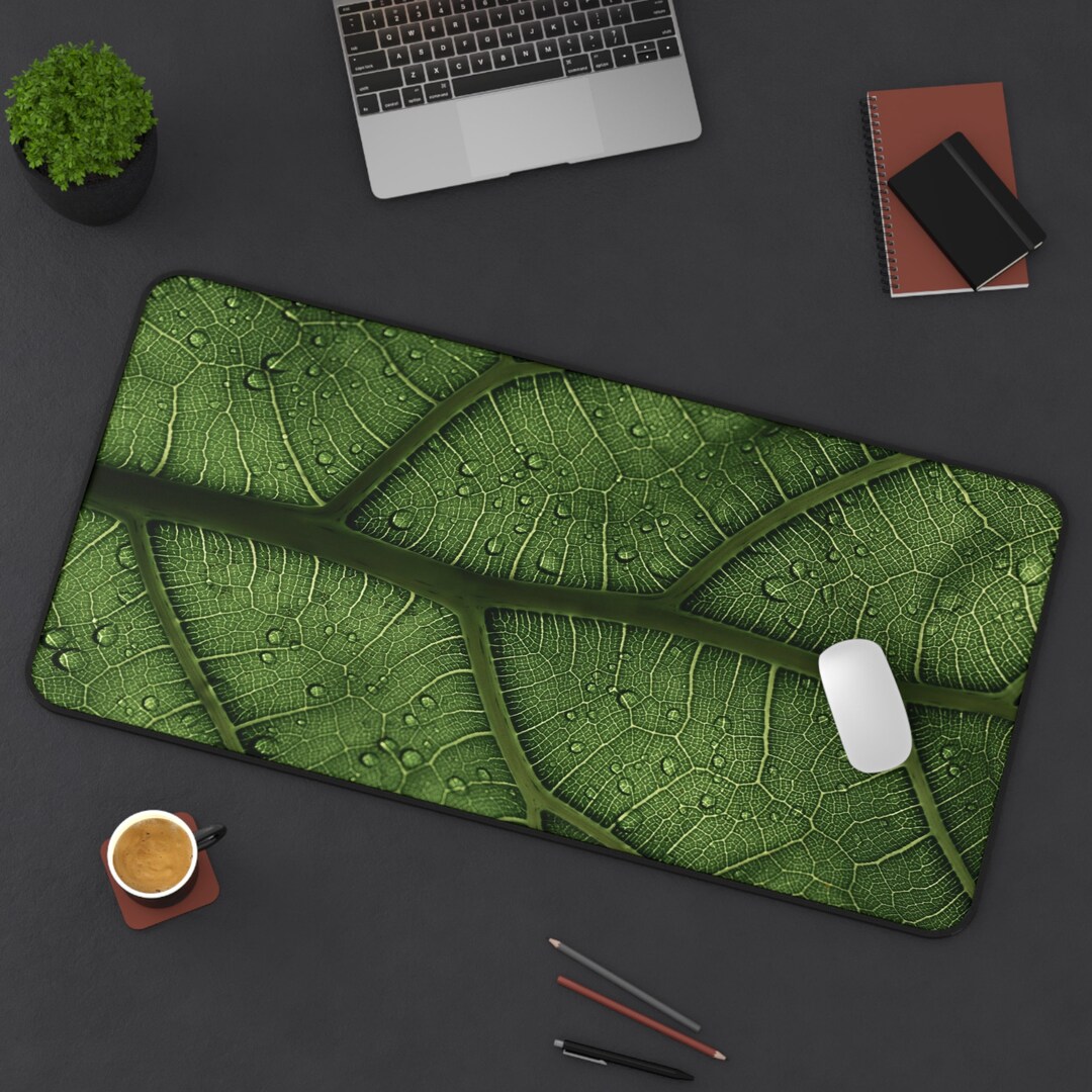 Leaf Nonslip Desk Mat Antifatigue Desk Pad Office Desk Etsy