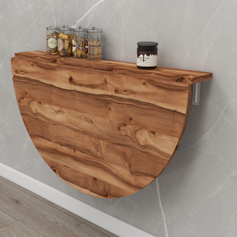 Wall Mount Kitchen Folding Table Space Saving Table Murphy - Etsy UK