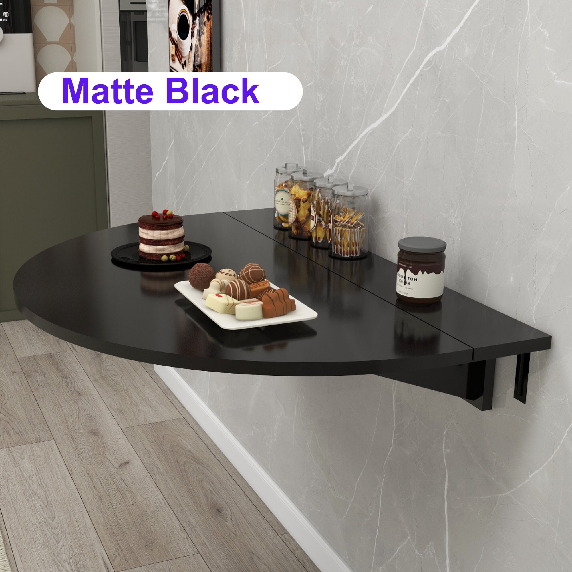 Wall Mount Kitchen Folding Table Space Saving Table Murphy - Etsy UK