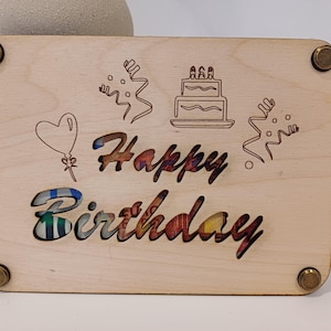 Tarjeta de regalo, regalo, tarjeta de madera, primera comunión, cumple deseos, cumpleaños, regalo en efectivo, aniversario, viaje.
