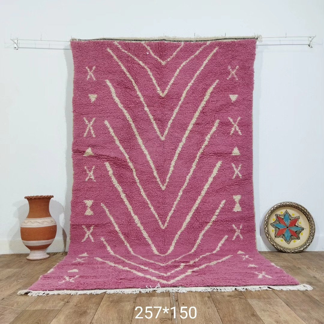 Hand Woven Pink Rug Pink Rug for Living Room Handmade Rug Etsy