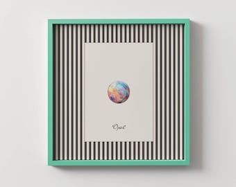 October, Opal, Birthstone Print, Vintage Gemstone Art, Birthday Gift, Baby Shower Gift, Personalized, Digital Download