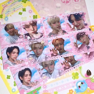 ateez purikura deco mail stickers - set of 10