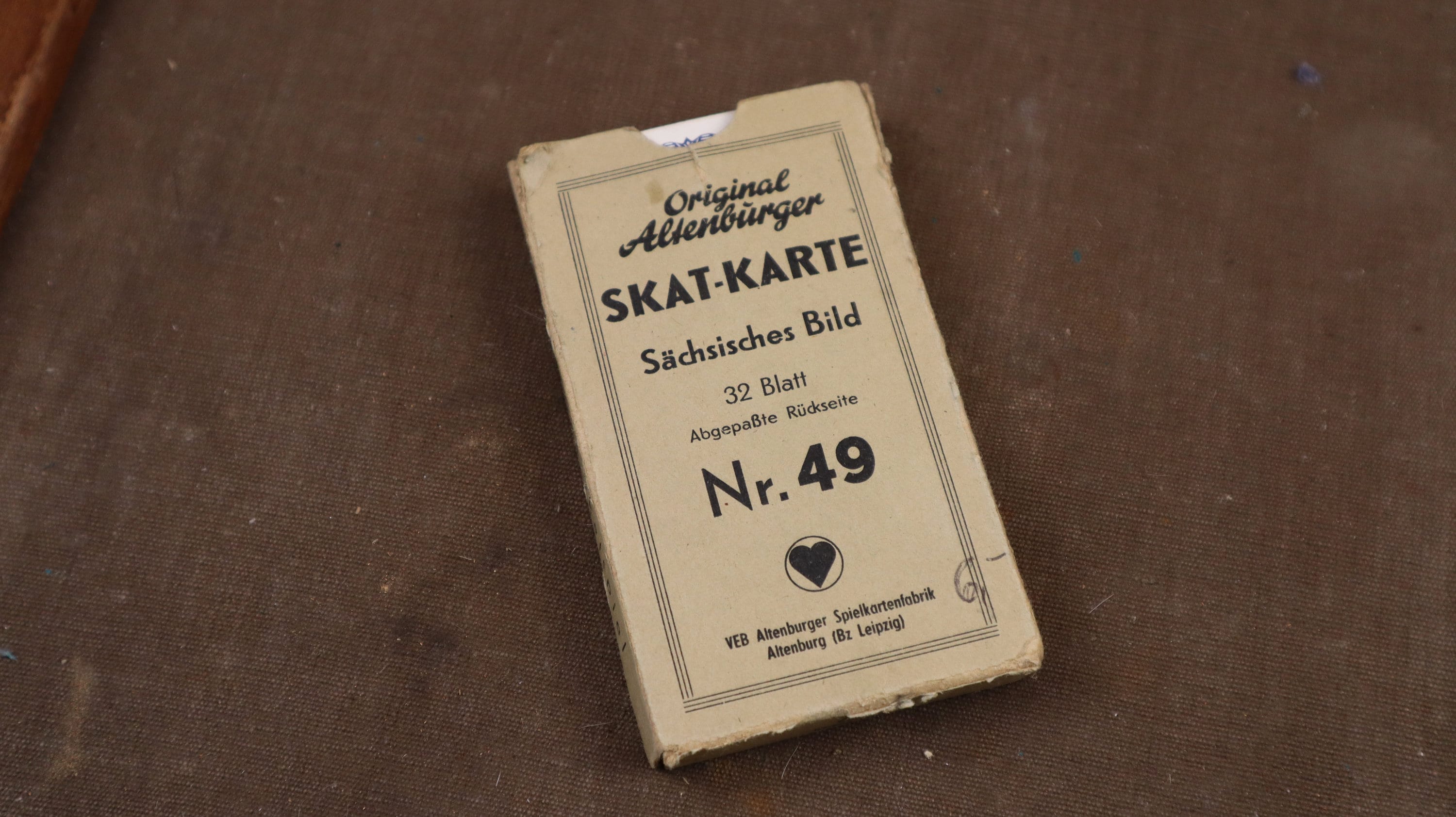ASS Altenburger Skat Gioco Carte Francese con Tabella