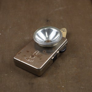 Bulgaria Hand Flash Light - Pocket Flashlight -Pocket Torch - old rail flashlight