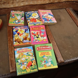 Seven Walt Disney Comic - donald duck in German books