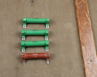 Not Used Powered Resistors, Audio electrical parts, Art supplies steampunk, Lot of electronic components