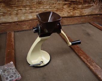 Picadora de carne manual vintage, picadora de alimentos, molino de manivela, cocina, máquina de cocina casera, molienda