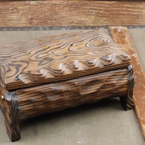 Wooden box from solid wood. Hendmade item